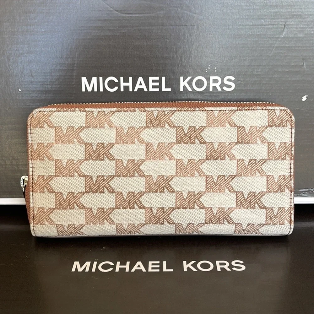 Michael Kors Men’s Women’s Cooper Tech Zip Around Continental Wallet NWT